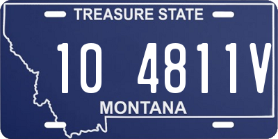 MT license plate 104811V