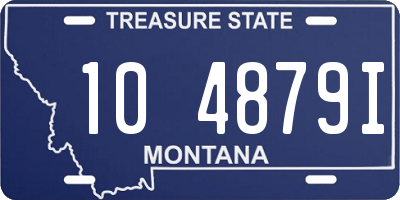 MT license plate 104879I