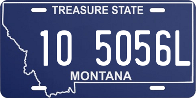 MT license plate 105056L