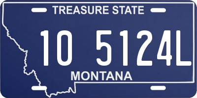 MT license plate 105124L