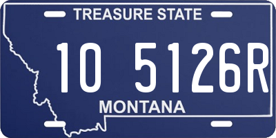 MT license plate 105126R