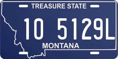 MT license plate 105129L