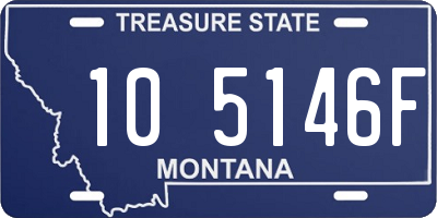 MT license plate 105146F