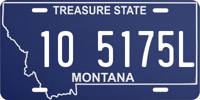 MT license plate 105175L