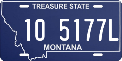 MT license plate 105177L