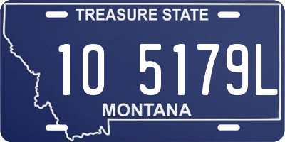 MT license plate 105179L