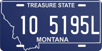 MT license plate 105195L