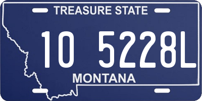 MT license plate 105228L