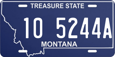 MT license plate 105244A