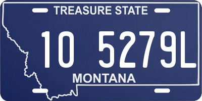 MT license plate 105279L