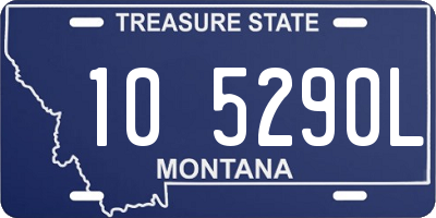 MT license plate 105290L