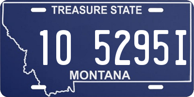 MT license plate 105295I