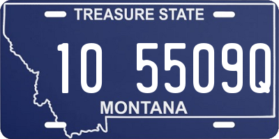 MT license plate 105509Q