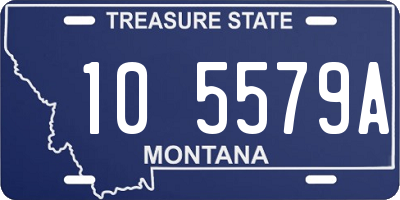 MT license plate 105579A