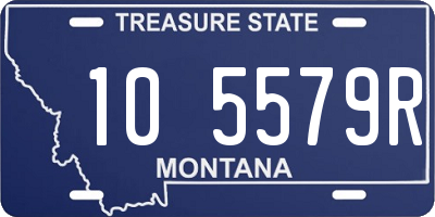 MT license plate 105579R