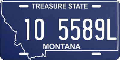 MT license plate 105589L