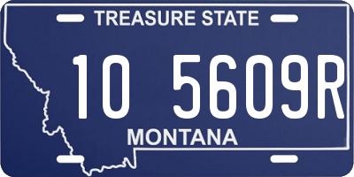 MT license plate 105609R