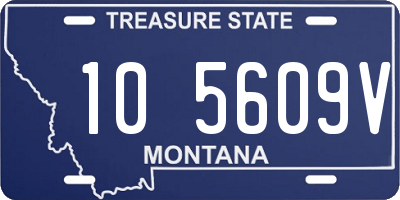 MT license plate 105609V