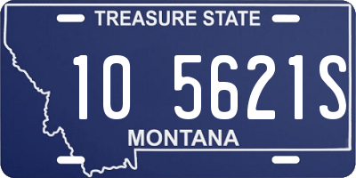 MT license plate 105621S