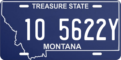 MT license plate 105622Y