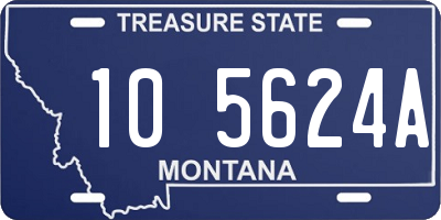 MT license plate 105624A