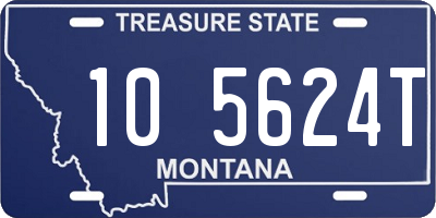 MT license plate 105624T