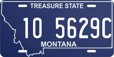 MT license plate 105629C