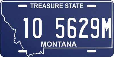 MT license plate 105629M