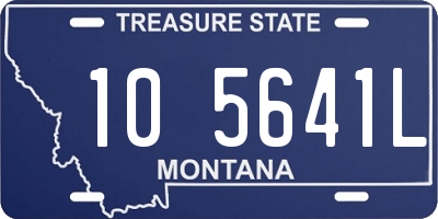 MT license plate 105641L