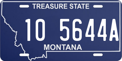 MT license plate 105644A