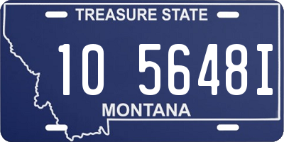 MT license plate 105648I