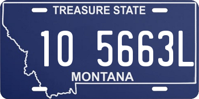 MT license plate 105663L