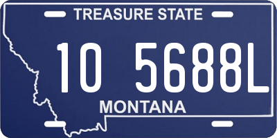 MT license plate 105688L