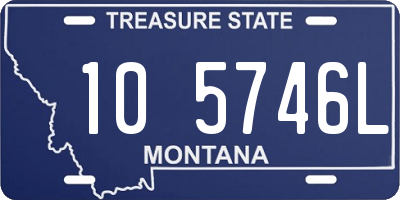 MT license plate 105746L