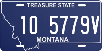 MT license plate 105779V