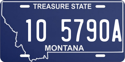 MT license plate 105790A