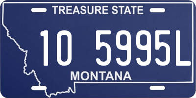 MT license plate 105995L