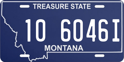 MT license plate 106046I