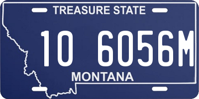 MT license plate 106056M