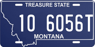 MT license plate 106056T