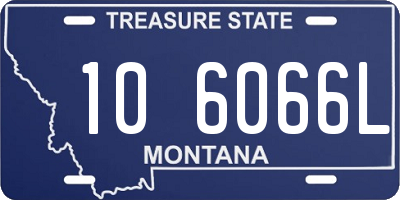 MT license plate 106066L