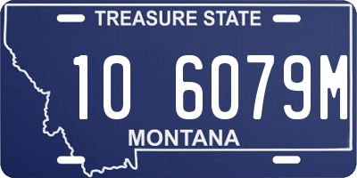 MT license plate 106079M