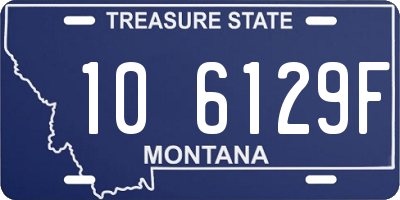 MT license plate 106129F