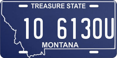 MT license plate 106130U