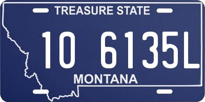 MT license plate 106135L