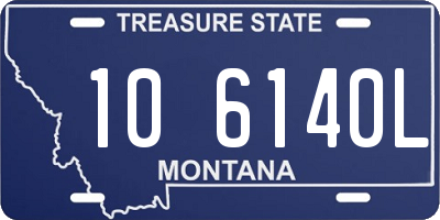 MT license plate 106140L