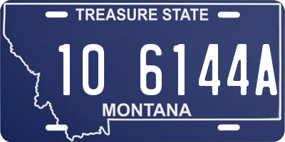 MT license plate 106144A