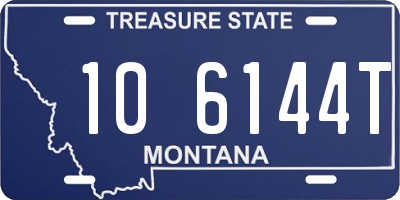 MT license plate 106144T