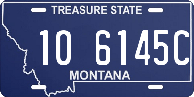 MT license plate 106145C