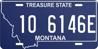 MT license plate 106146E